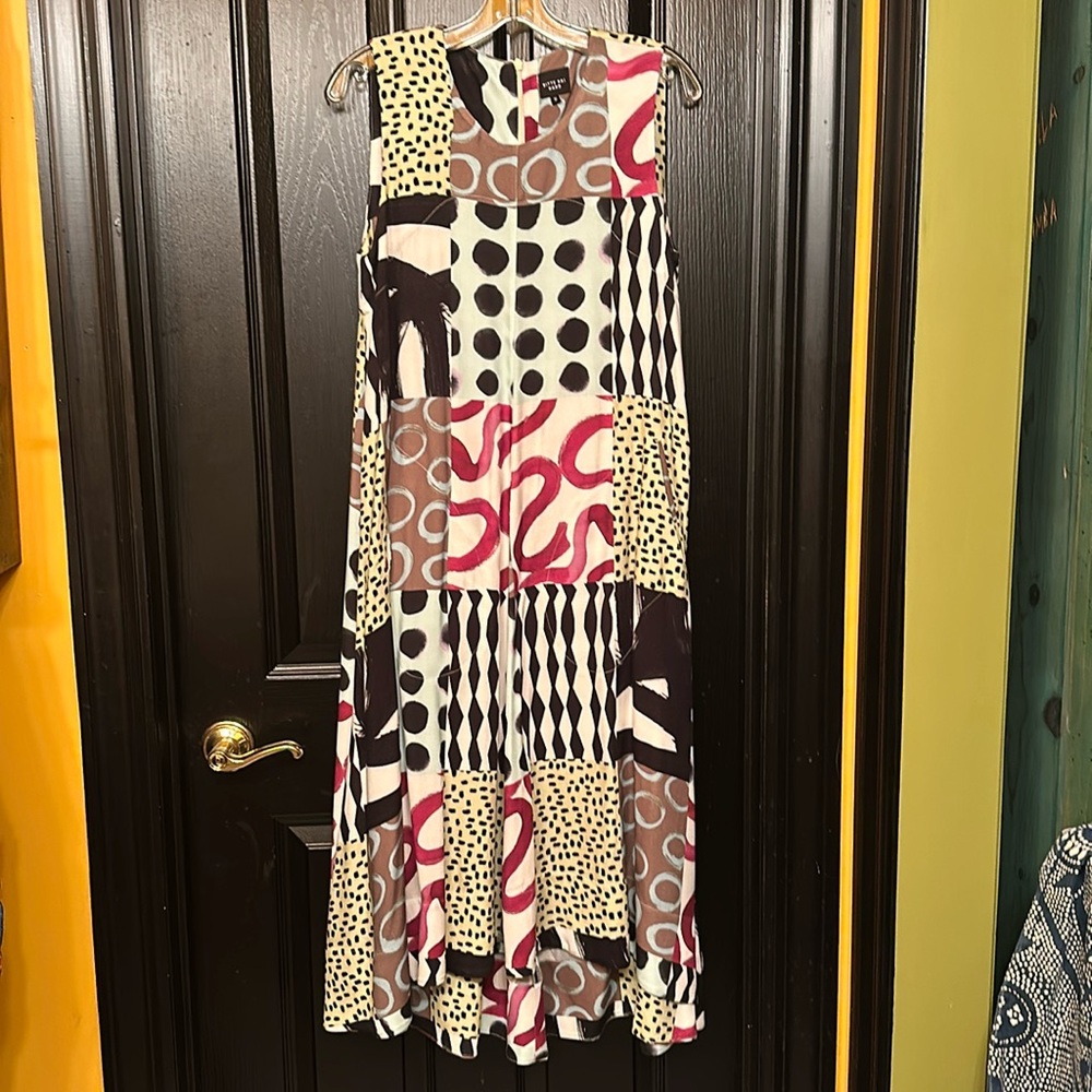 Funky linen dress